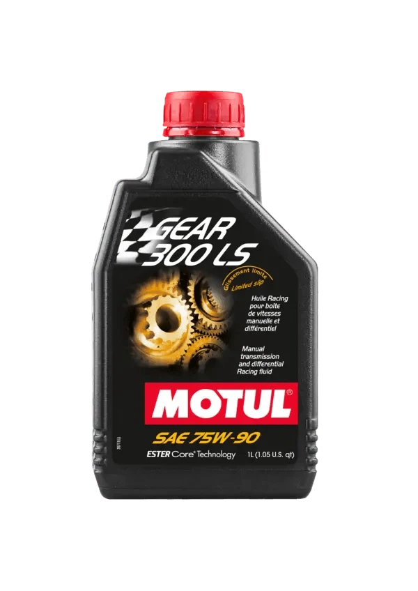 Motul Gear 300LS 75W90 Synthetic Transmission Fluid w/ LSD, 1L