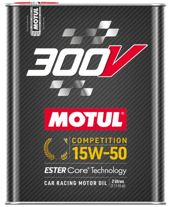 Motul 300V Competition 15W50 Synthetic Engine Oil, 2L
