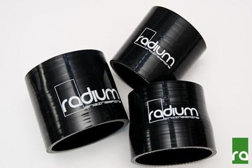 Radium Silicone Coupler 2.5In ID stock photo.