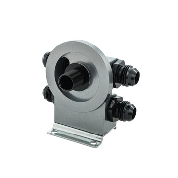 Setrab Thermostatic Remote Oil Filter Stand | 77mm | RTL Flow | 3/4"-16 Thread