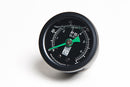 Stock photo of a Radium Fuel Pressure Gauge, 0-100 PSI.
