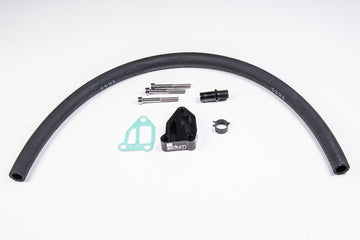 Stock photo of a Radium IACV Spacer Kit for Nissan S14 S15 SR20DET engines.