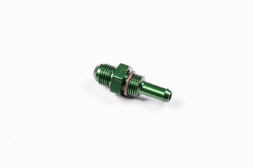 Stock photo of a Radium 8.5mm Barb to 6AN Bulkhead Fitting