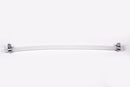 Stock photo of Radium 5/16In, 12.8In Long Submersible PTFE Fuel Tubing with metal clamps.