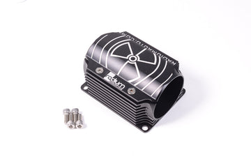 Stock photo of a black, metal Radium 60mm Heat Exchanger Clamp