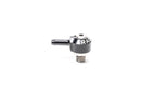 Stock photo of a black, metal Radium 4AN ORB Swivel Banjo to 6.5mm Barb fitting.