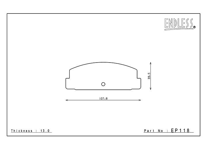 ENDLESS EP118 SSY Brake Pad Set for RX7
