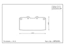 ENDLESS EP230 and EP231 MX72 Brake Pad Set for Subaru WRX 2006-2007-3