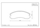 ENDLESS EP242 SSY Brake Pad Set for Mitsubishi Evo 5-9-2