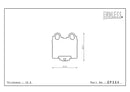 ENDLESS EP354 MX72 Brake Pad Set-2