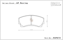 ENDLESS RCP075 MX72 Brake Pad Set for AP Racing Calipers-2