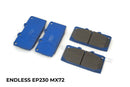 ENDLESS EP230 and EP231 MX72 Brake Pad Set for Subaru WRX 2006-2007-1