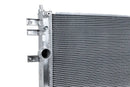 Close up shot of the mounting points for the CSF high-performance radiator. 