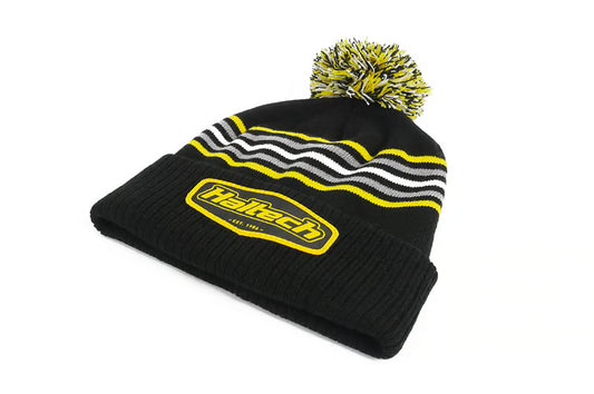 HT-301019 Haltech Striped Beanie With Pom Pom