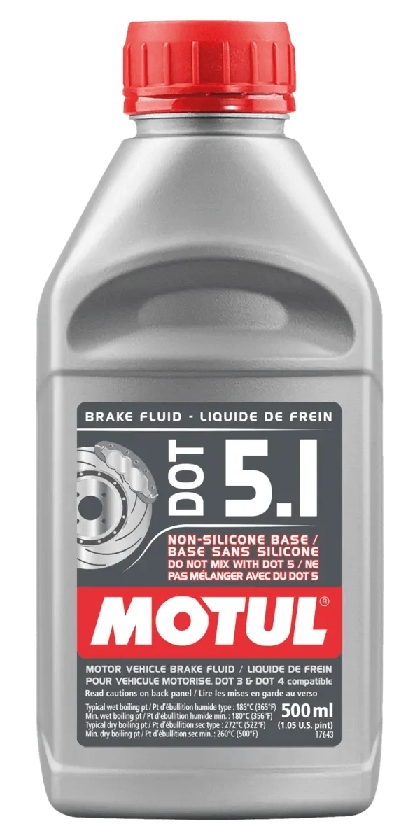 Motul Dot 5.1 Brake Fluid, 500ml