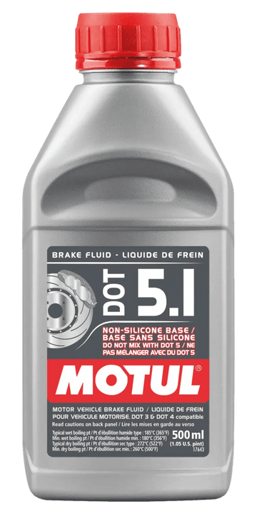 Motul Dot 5.1 Brake Fluid, 500ml