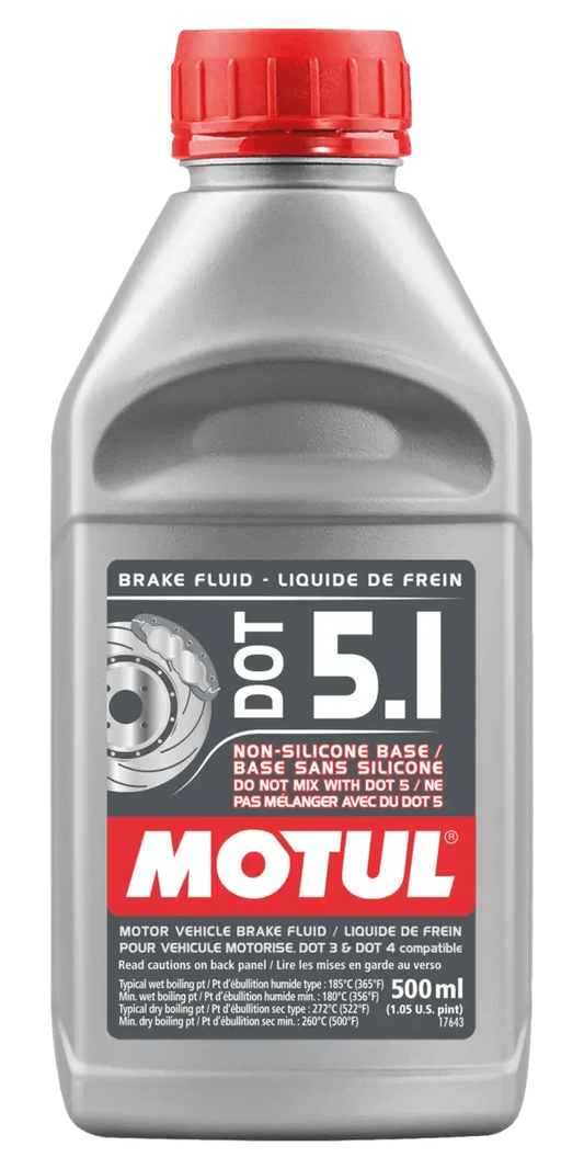 Motul Dot 5.1 Brake Fluid, 500ml