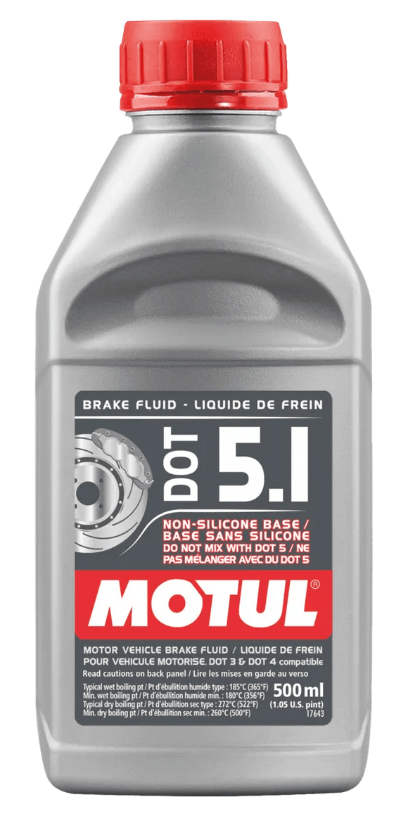 Motul Dot 5.1 Brake Fluid, 500ml
