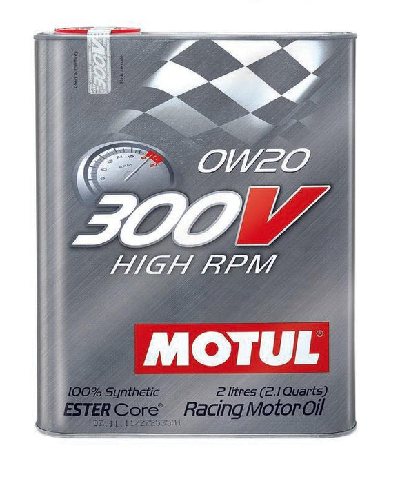 Motul 300V High RPM 0W20, 2L