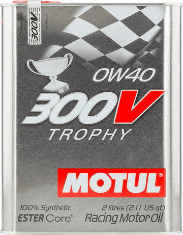 Motul 300V Trophy 0W40 Synthetic Engine Oil, 2L