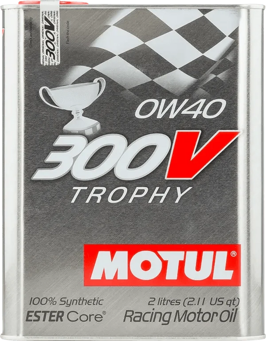 Motul 300V Trophy 0W40 Synthetic Engine Oil, 2L