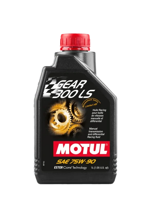 Motul Gear 300LS 75W90 Synthetic Transmission Fluid w/ LSD, 1L