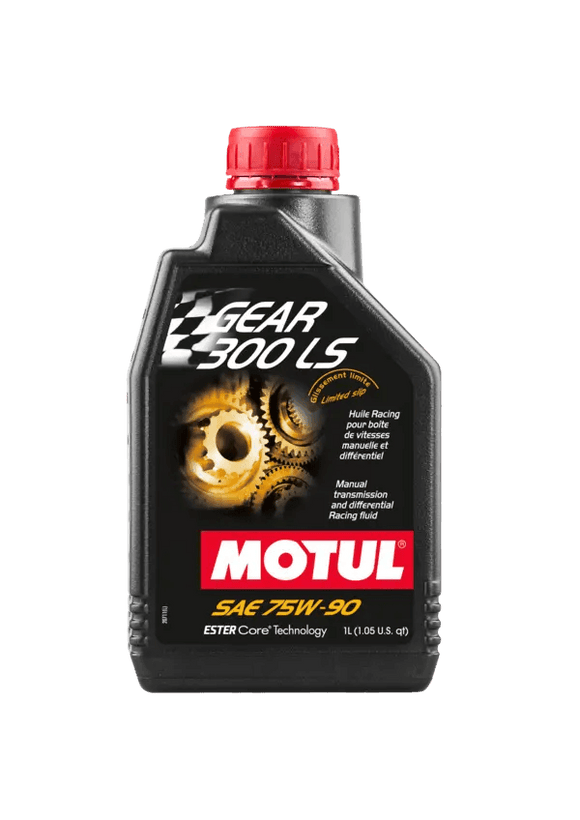 Motul Gear 300LS 75W90 Synthetic Transmission Fluid w/ LSD, 1L
