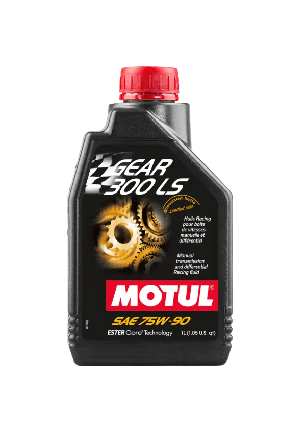 Motul Gear 300LS 75W90 Synthetic Transmission Fluid w/ LSD, 1L