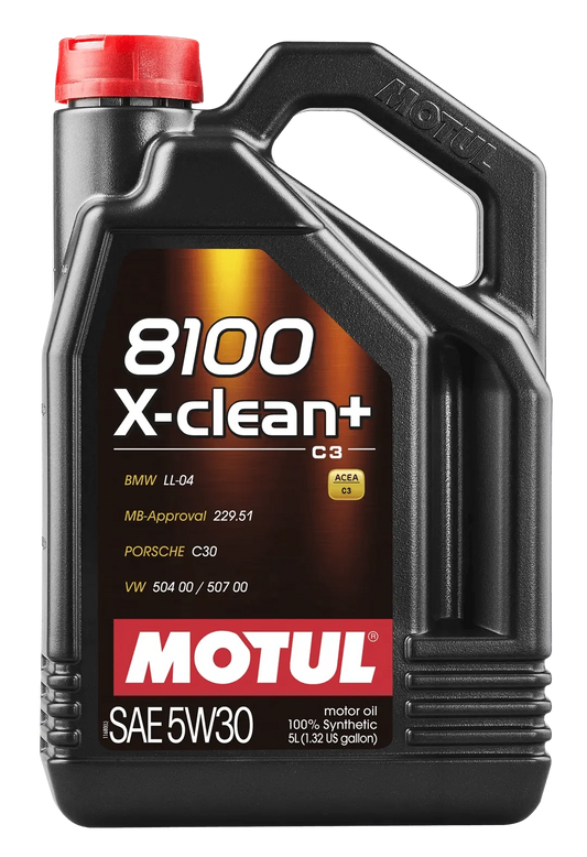 Motul 8100 X-Clean+ 5W30 Synthetic Engine Oil