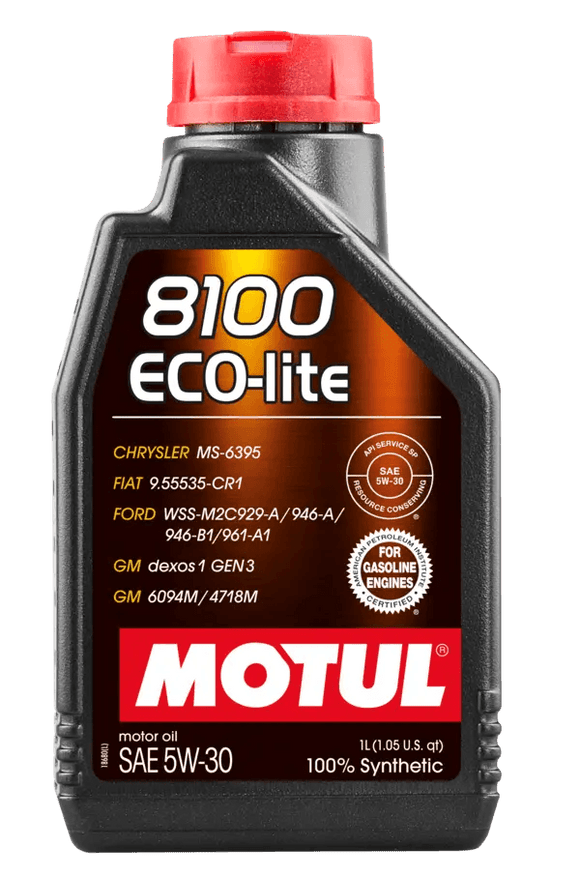 Motul 8100 ECO-Lite 5W30 Synthetic Engine Oil, 1L