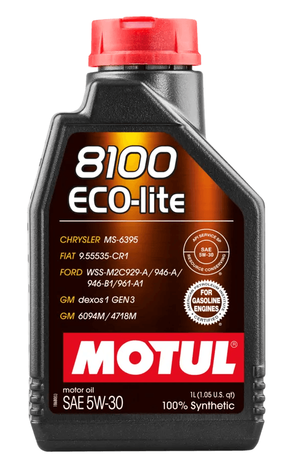 Motul 8100 ECO-Lite 5W30 Synthetic Engine Oil, 1L