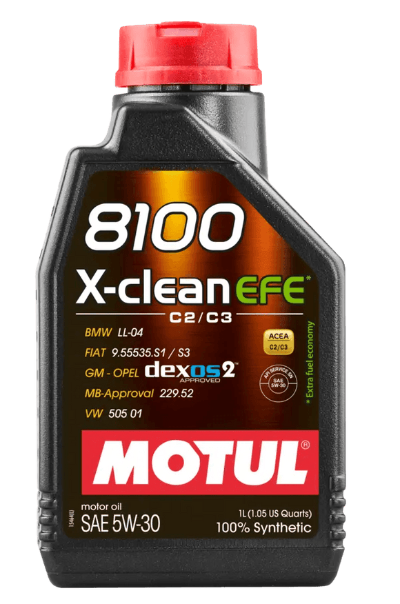 Motul 8100 X-Clean EFE 5W30 Synthetic Engine Oil, 1L