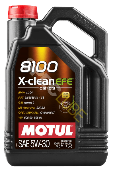 Motul 8100 X-Clean EFE 5W30 Synthetic Engine Oil, 5L