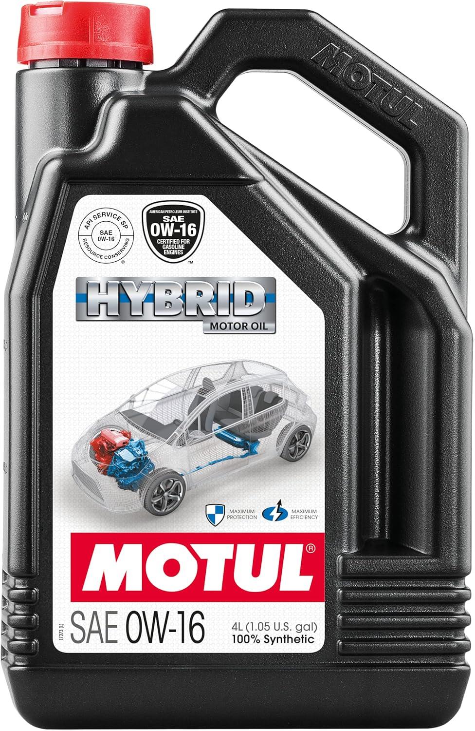 Motul Hybrid 0W16 Synthetic Engine Oil, 4L