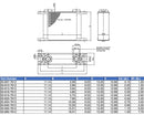 Setrab 6 Series Oil Cooler | 25 Row | 22M Fittings-2