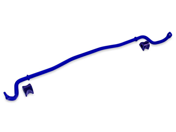 SuperPro front heavy-duty sway bar for FT86 applications, 2013+ Subaru BRZ, with a 3-stage blue powder coated finish.