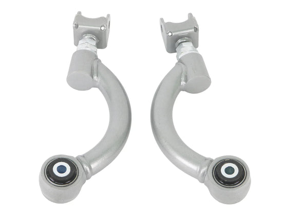 Pair of Whiteline adjustable control arms facing outwards. 