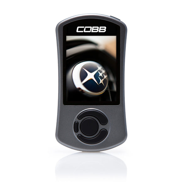 COBB Accessport stock photo for select Suabru models.
