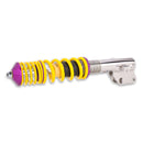 Close up shot of a single front coilover.
