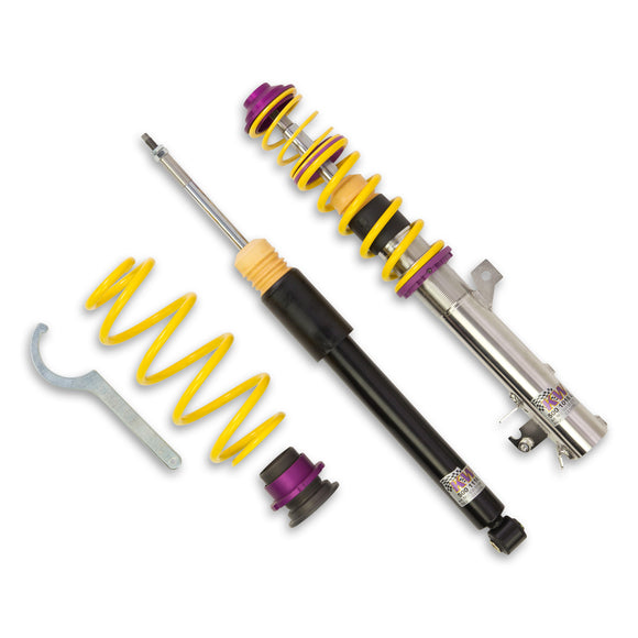 KW Suspensions - KW V1 Coilover Kit | Honda Civic with 14mm Front Strut Lowering Bolt 2001-05