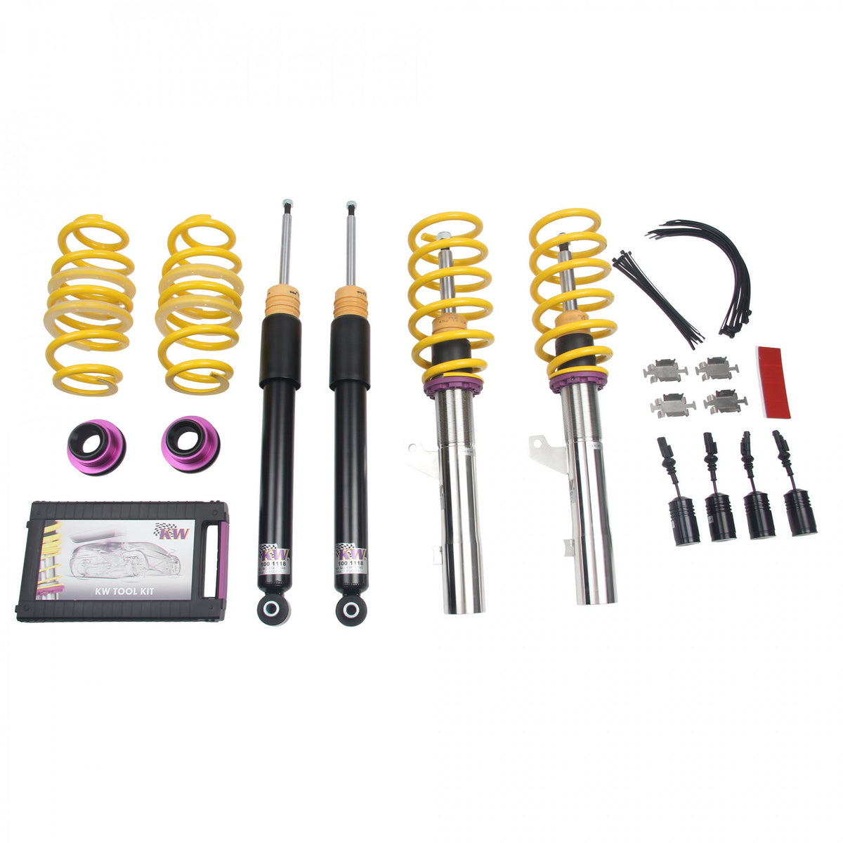 KW Suspensions - KW V1 Coilover Kit | Volkswagen Golf GTI MkVII with DCC 2015-21
