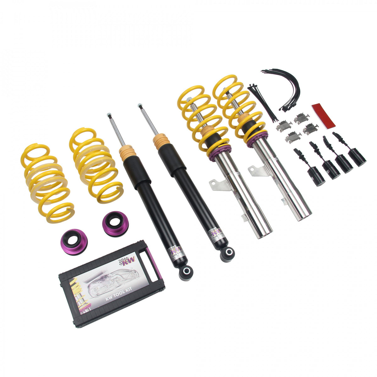 KW Suspensions - KW V1 Coilover Kit | Volkswagen Golf GTI MkVII with DCC 2015-21