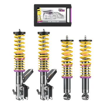 KW Suspensions - KW V2 Coilover Kit | Honda Civic with 16mm Front Strut Lowering Bolt 2001-05