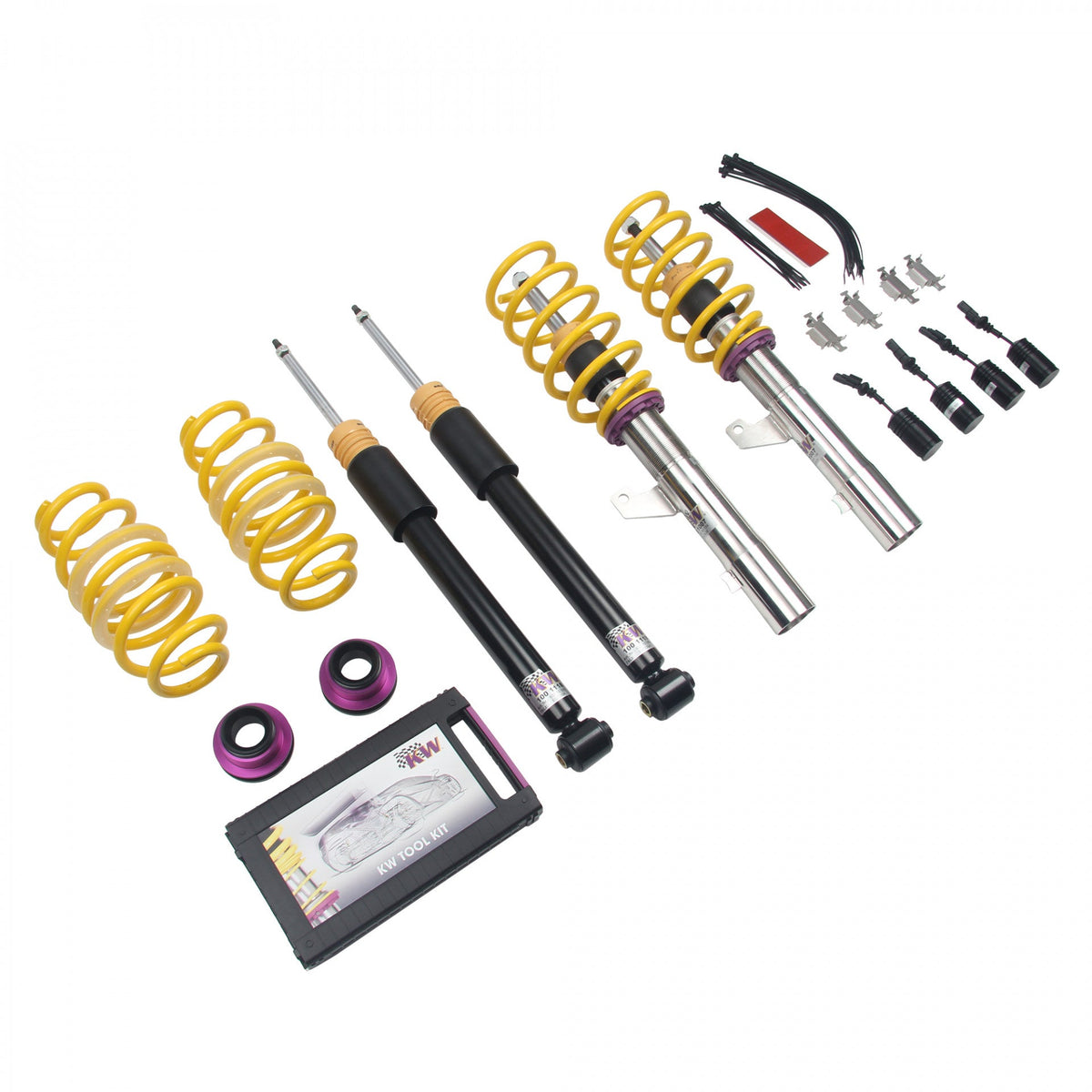 KW Suspensions - KW V2 Coilover Kit | Volkswagen Golf GTI MkVII with DCC 2015-21