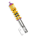 Close up shot of a single front coilover.