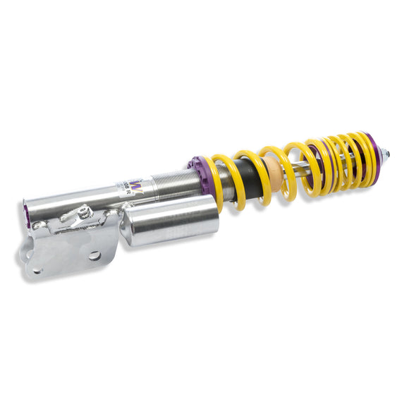 Side shot of a single KW V3 coilover.