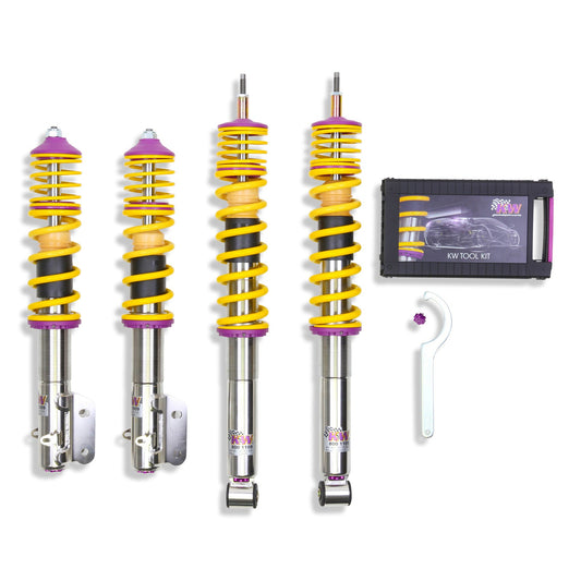 KW Suspensions - KW V3 Coilover Kit | Volkswagen Golf & Jetta MkII FWD 1985-92
